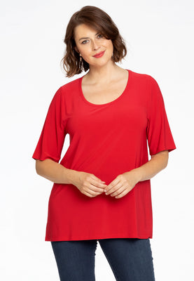 T-shirt A-line DOLCE - red  - #1