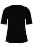 T-shirt A-line VISCOSE - black  - #5