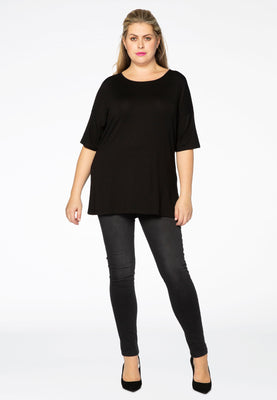 T-shirt VISCOSE - black  - #2