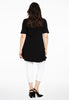 Tunic wide bottom COTTON - black  - #3