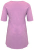 Tunic wide bottom COTTON - light purple - #5