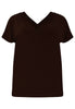 T-shirt v-neck DOLCE - brown - #2