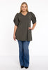 Tunic flare puff sleeve COTTON - light green - #2