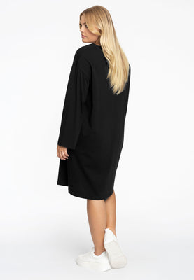 Tunic wide COTTON - black  - #3