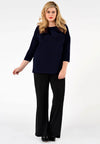 Shirt wide 3/4 sleeve DOLCE - blue