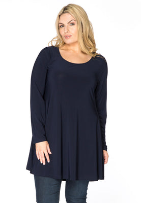 Tunic  wide bottom DOLCE - blue - #1