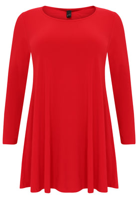 Tunic  wide bottom DOLCE - red  - #4