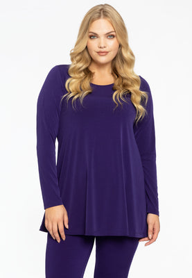 Tunic  wide bottom DOLCE - purple  - #1