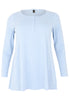 Tunic  flare buttons COTTON - light blue - #4