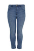 Jeans 7/8 leg zipper - indigo - #4