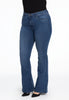 Flared jeans - indigo