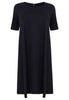 Maxi dress A-line COTTON - blue - #4