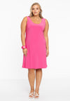 Dress sleeveless wide DOLCE - pink