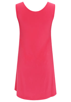 Dress sleeveless wide DOLCE - pink - #4