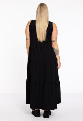 Dress puckering COTTON - black  - #3