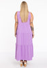 Dress puckering COTTON - light purple - #3