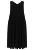 Dress sleeveless A-line DOLCE - black  - #3