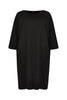 Midi dress pockets  COTTON - black  - #4