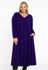 Dress Swing long sleeve DOLCE - purple 