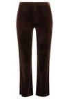 Pantalon bootcut VELVET - brown