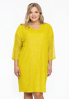 Tunic V paillet - yellow