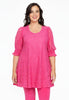 Tunic wide bottom LACE - pink