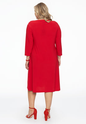 Dress boat neck DOLCE - red  - #3