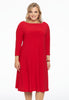 Dress boat neck DOLCE - red 