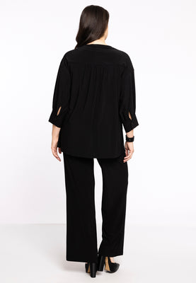 Tunic Square Puff Sleeve DOLCE - black  - #3