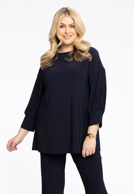 Tunic Square Puff Sleeve DOLCE - blue - #1