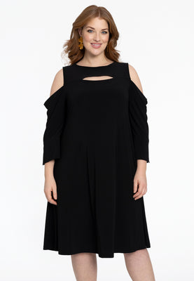 Dress cut outs DOLCE - black  - #1