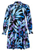 Dress A-line DIANA - blue - #4