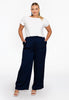 Trousers pleat SATINI - blue