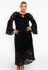 Dress flare LACE - black 