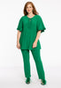 Tunic flare frilled sleeves DOLCE - green  - #2