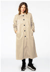 Raincoat basic long - brown