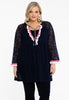 Tunic pom-pom LACE - blue