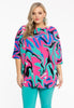 Shirt kimono sleeve GROOVY - turquoise