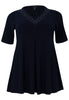 Tunic pleat glitters DOLCE - blue - #4