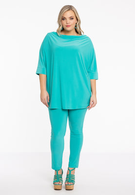 Loretta's Xtra slim trousers DOLCE - turquoise - #1