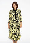 Dress with lace ZEBRA - yellow