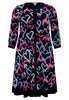 Jurk  met pofmouw HEARTS - black  - #4