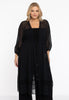 Cardigan lace VOILE - black 