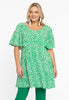 Tunic wide bottom GREEN LEO - green 