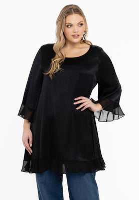 Blouse wide - black  - #1