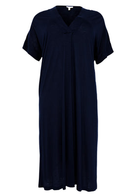 Dress wide COCOON - blue - #4