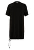 Tunic drawstring COTTON - black  - #4