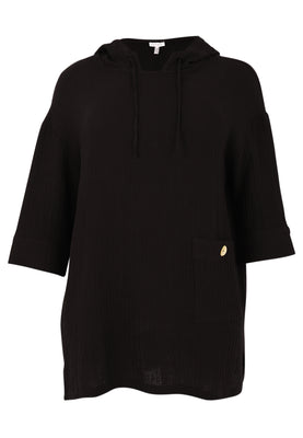 Shirt hoodie BUBBLE - black  - #4