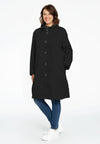 Raincoat hooded - black 