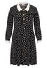 Blouse-dress DOTS - black  - #3